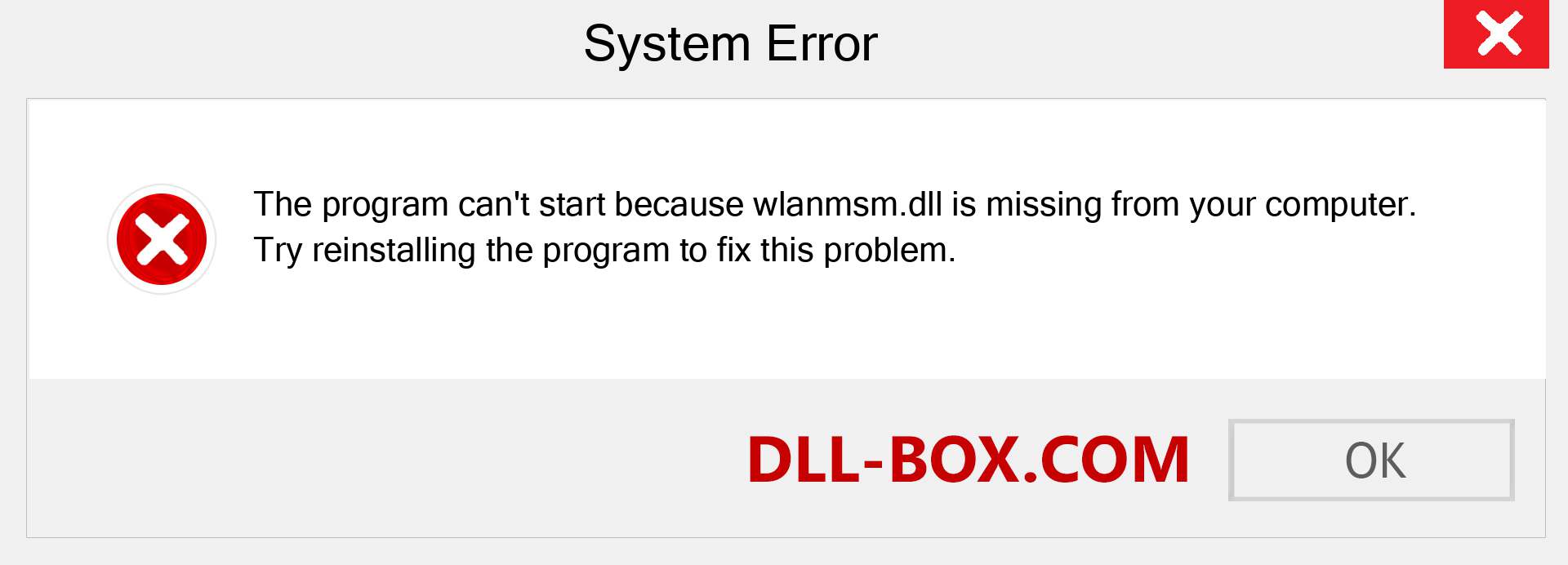  wlanmsm.dll file is missing?. Download for Windows 7, 8, 10 - Fix  wlanmsm dll Missing Error on Windows, photos, images